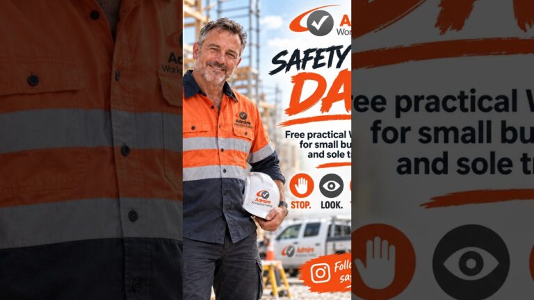 Safety Man Dan Stop Look Think Act video thumbnail